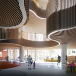 Projekt novej detskej nemocnice s hravým rodinným prostredím v Kodani